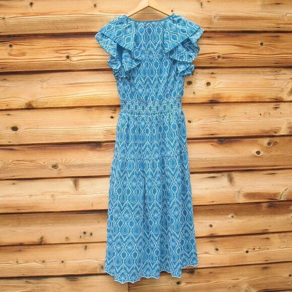 Shoshanna Zona Eyelet Midi Dress - Picture 9 of 13